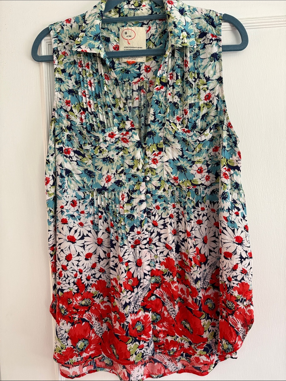 Conversations by Anthropologie sleeveless blouse